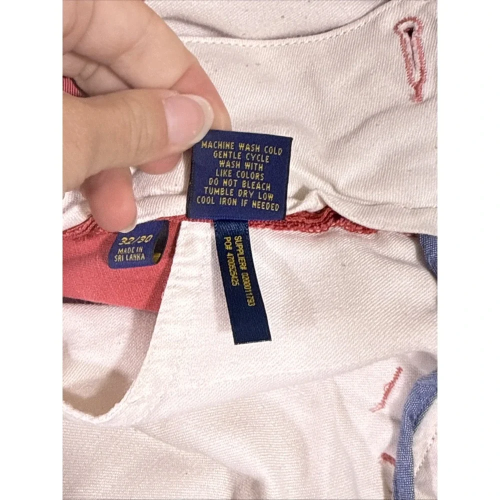 Polo Ralph Lauren Bedford Chino Pants Mens Size 32x30 Salmon Cotton Preppy Twill